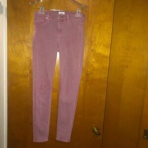 𝅺HUDSON nico midrise Ankle Skinny Jeans Rose 26